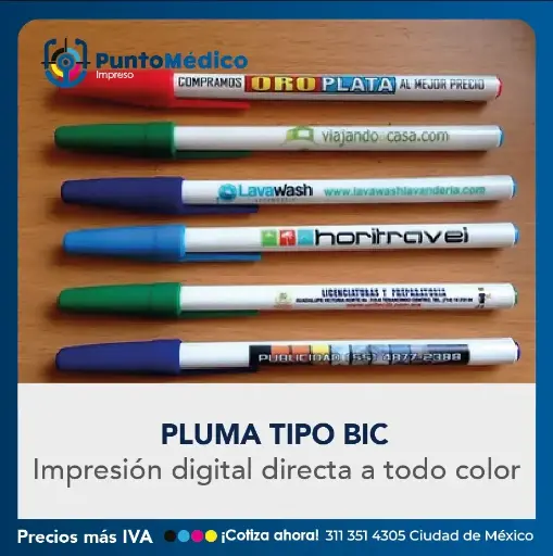 Plumas Tipo BIC